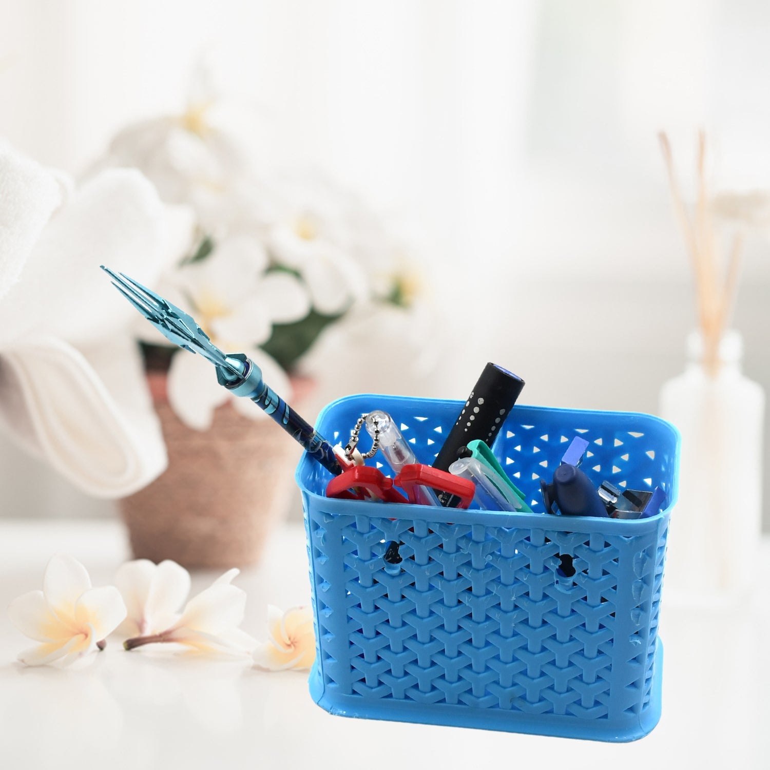 7722 multipurpose Holder for Desk, Plastic Pen Pots Desk Organizers Pencil Pots Holder Stationary Supplies for Office, Home, School Non-slip Silicone Bottom 7722 multipurpose Holder for Desk, Plastic Pen Pots Desk Organizers Pencil Pots Holder Stationary Supplies for Office, Home, School Non-slip Silicone Bottom